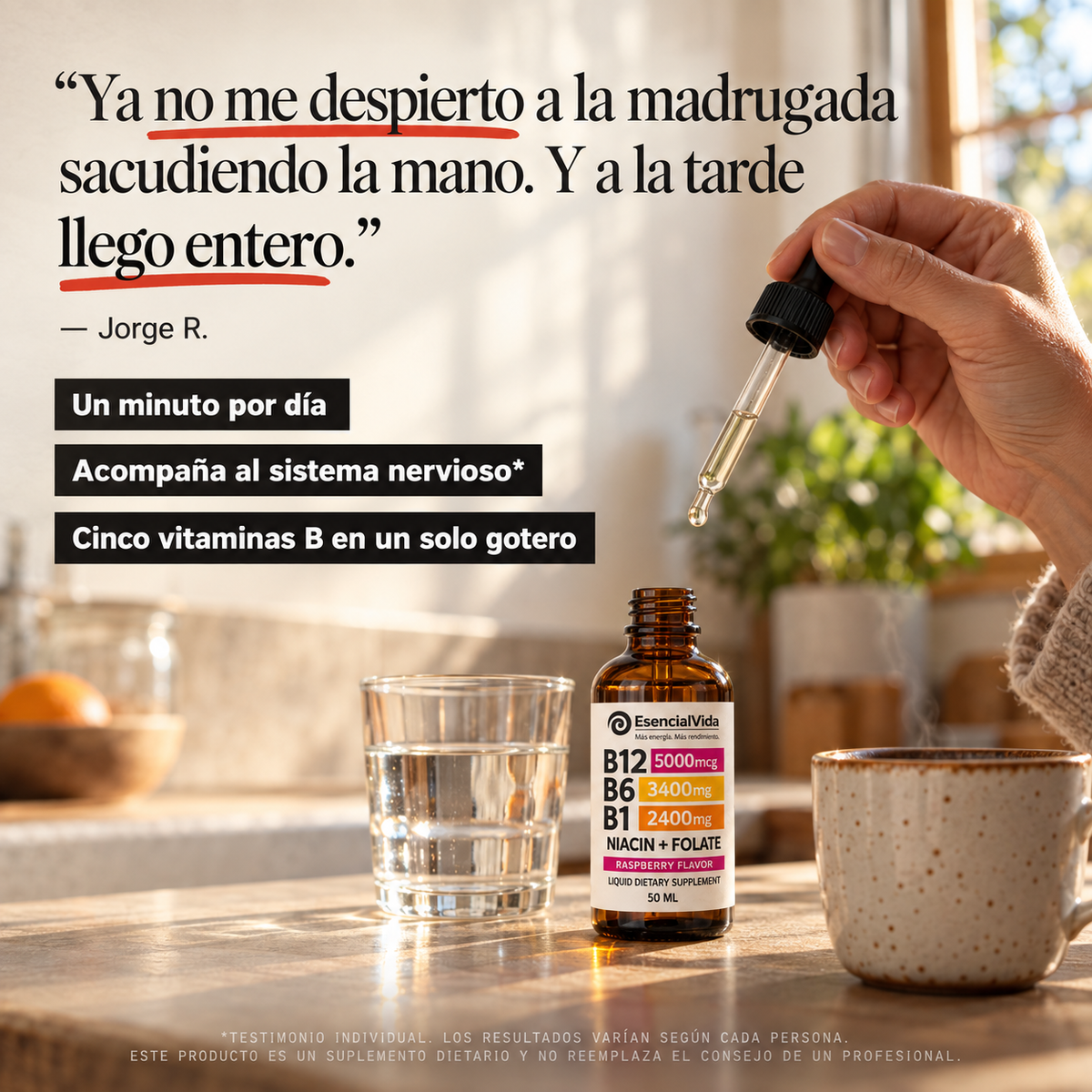 Llevás 6, Pagás 3 — Fórmula B Complejo B12 B6 B1 Sublingual