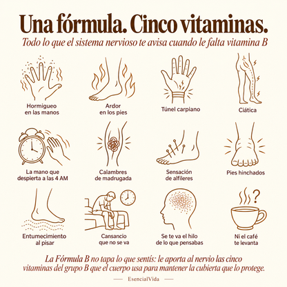 Llevás 6, Pagás 3 — Fórmula B Complejo B12 B6 B1 Sublingual