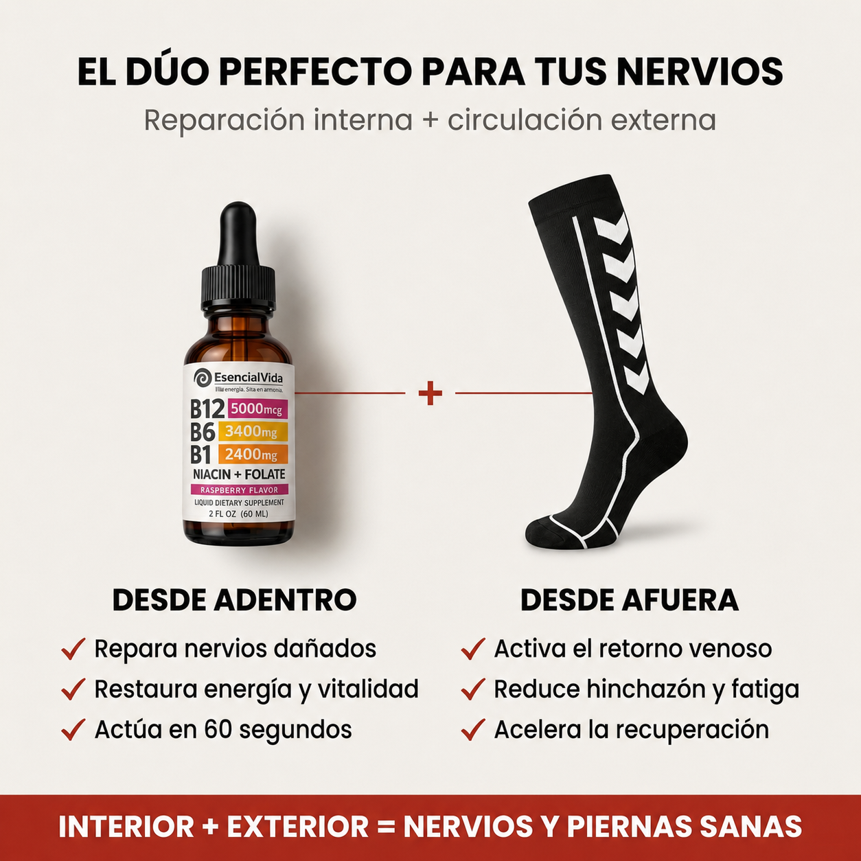 Medias de Compresión Graduada — Alivio para Piernas Cansadas y Mejor Circulación