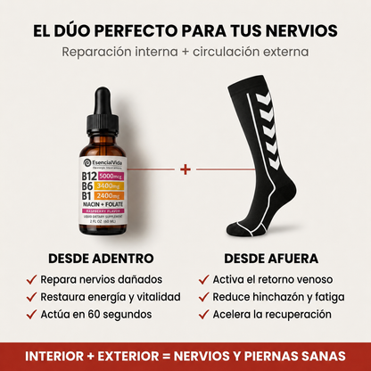 Medias de Compresión Graduada — Alivio para Piernas Cansadas y Mejor Circulación