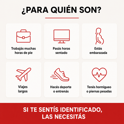 Medias de Compresión Graduada — Alivio para Piernas Cansadas y Mejor Circulación