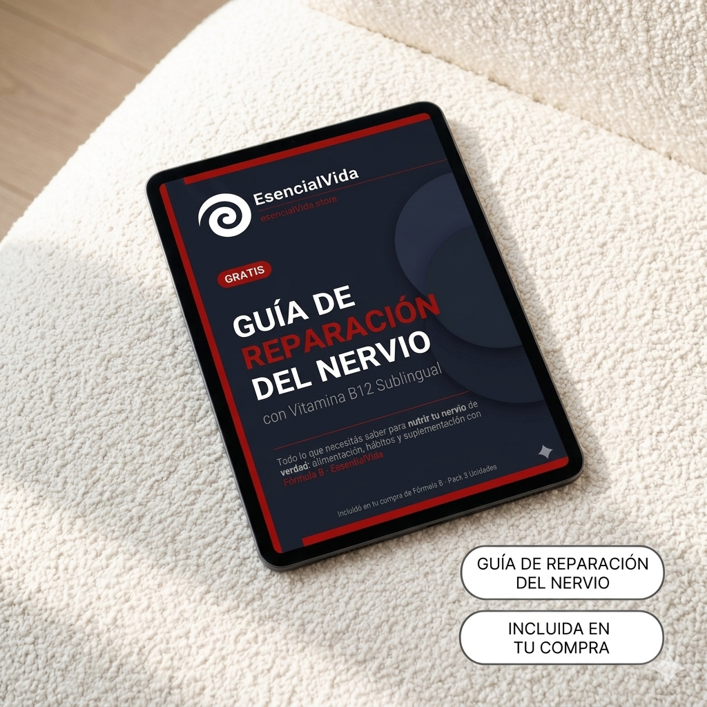 Fórmula B - Complejo B12 B6 B1 Sublingual para Sistema nervioso y Energia